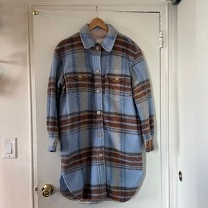 Aritzia Wilfred Free the Ganna Long Shirt Jacket